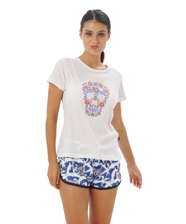 Damen-T-Shirt | KURZARM | ROSY