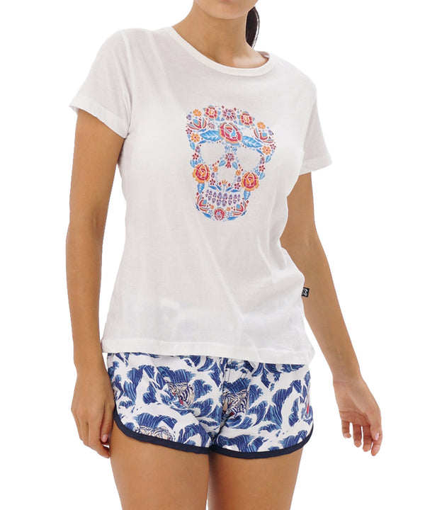 Damen-T-Shirt | KURZARM | ROSY
