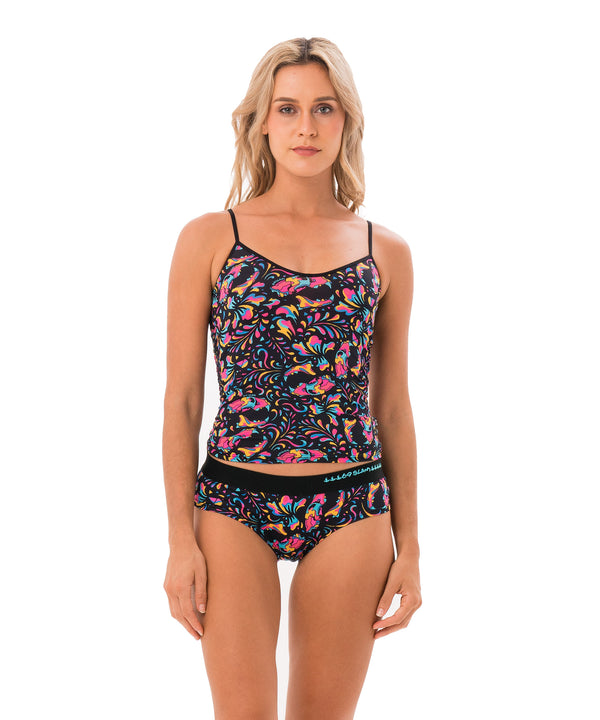 Women's undershirt | MICROFIBER | TIGER SKULL