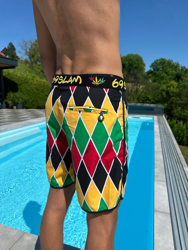 Moške kopalne hlače | MEDIUM LENGHT | HARLEQUIN