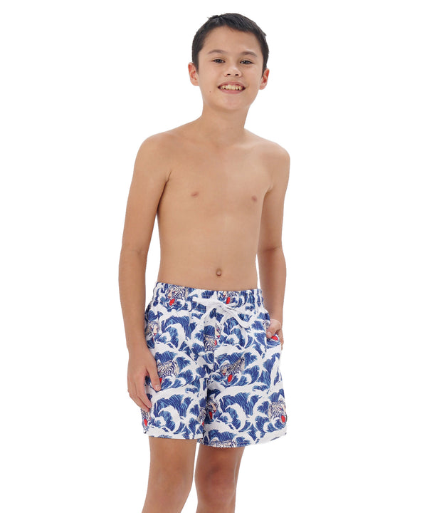 Badeshorts für Kinder | TIGER WAVES