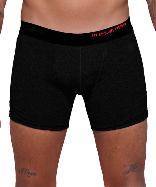 Herrenunterwäsche | BAMBUS | BOXERSHORTS | Schwarz
