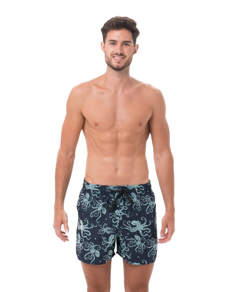 MEN'S SWIM TRUNKS | ELASTIC | ETHNIC OCTO