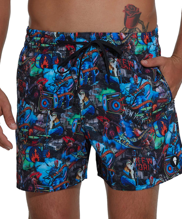 Herren Badeshorts | 4-WEGE-STRETCH | ELASTISCH | PUNK BUSKERS