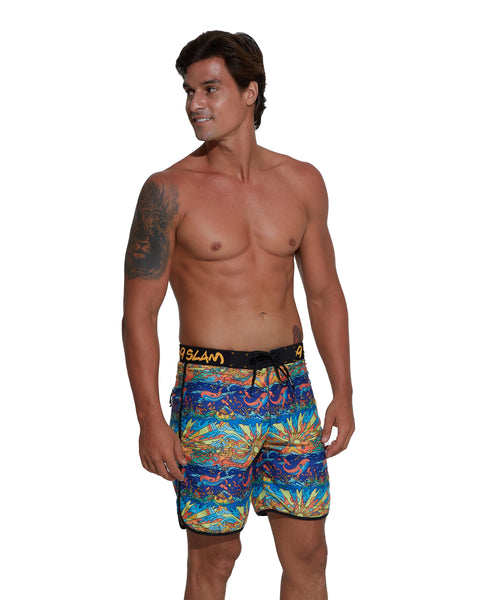 Men's swim trunks | MEDIUM LENGTH | DYSTOPIA