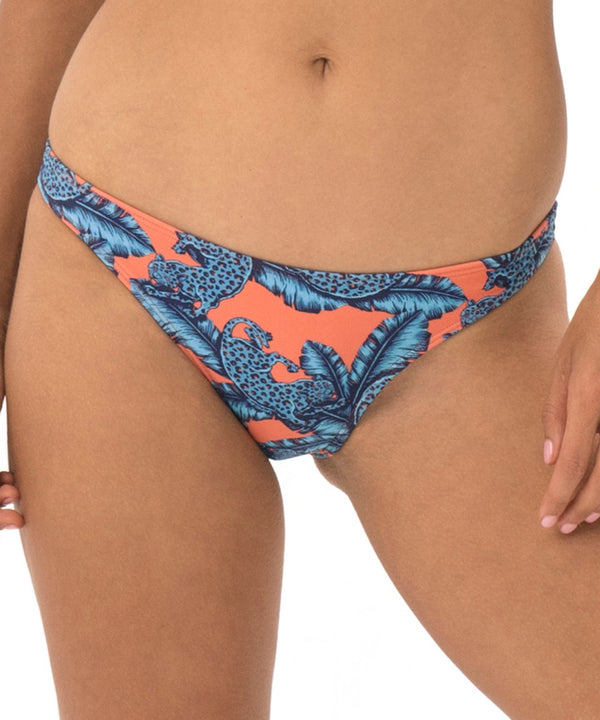 Damen Badehose | UNTERTEIL | CHEEKY | JUNGLE BLUE