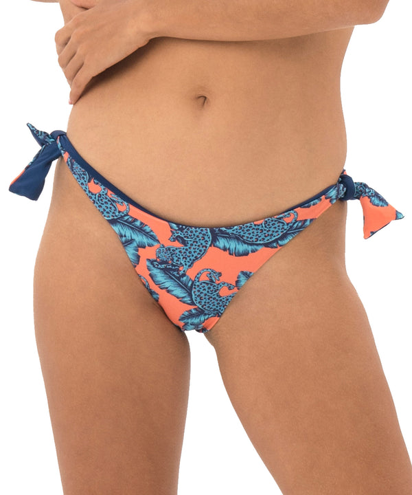 Damen-Bikinihose | UNTEN | WENDBAR | JUNGLE BLUE