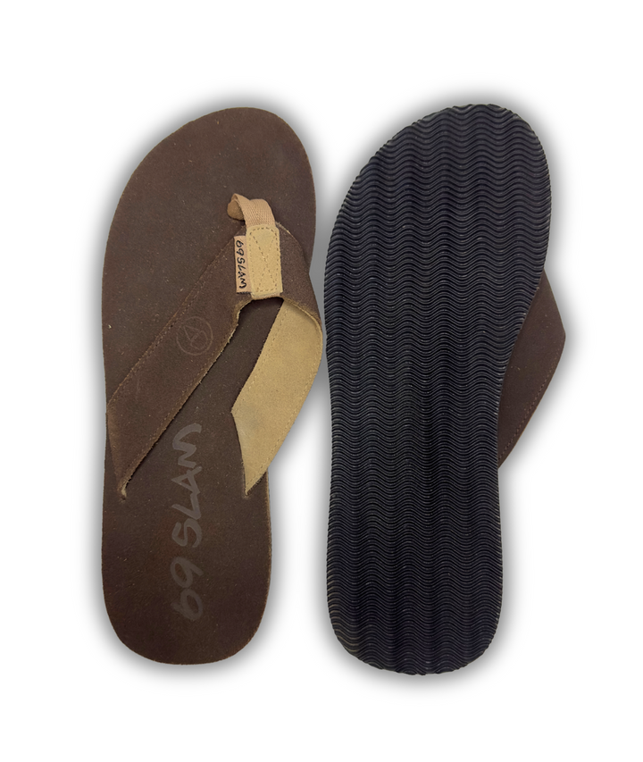 Men's flip flops | LEADER BROWN 