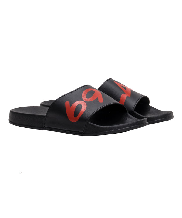 Herren Pantoletten | 69 RED LOGO