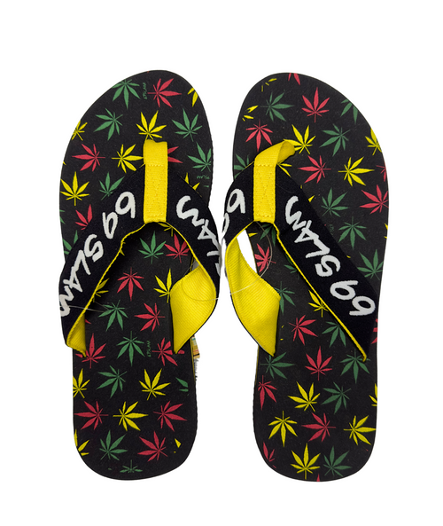 Men's flip-flops | LEGALIZE BLACK