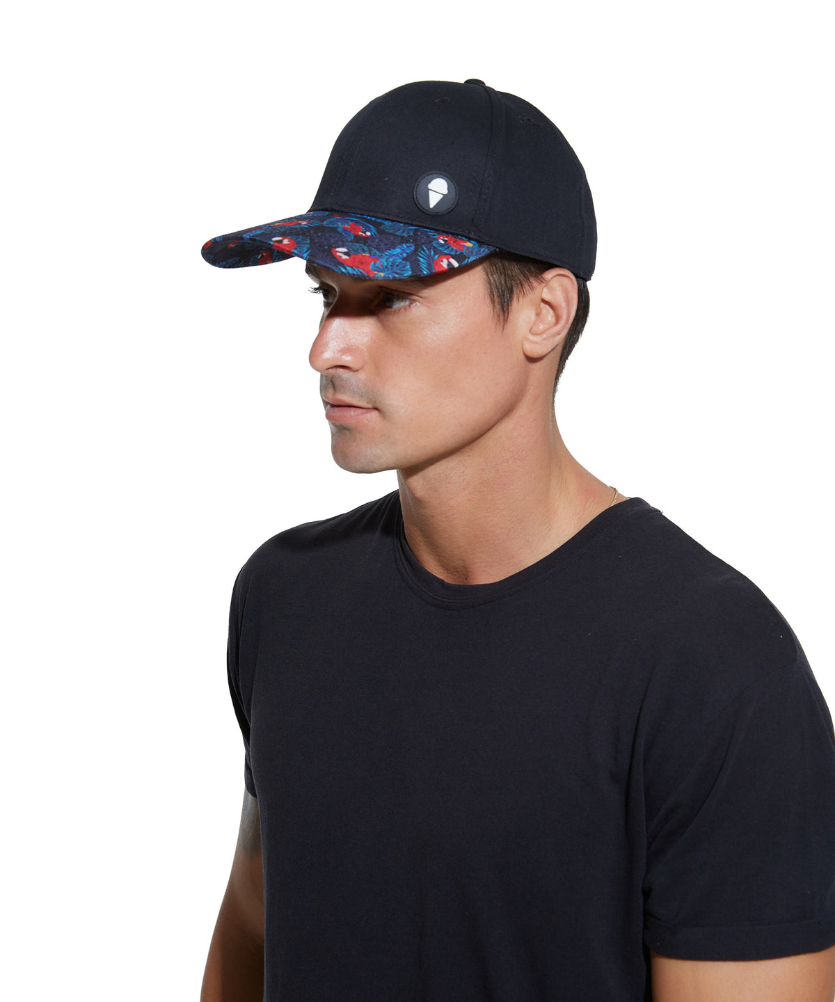 Unisex Kappe mit gebogenem Schirm | TROPICAL PARROTS |