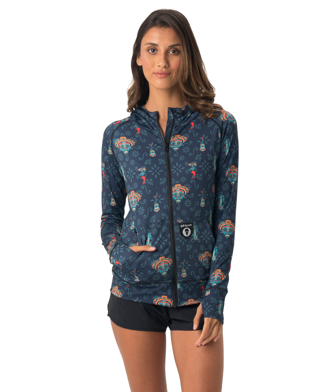 Women's cardigan | UPF30+| DAY OF THE DEAD