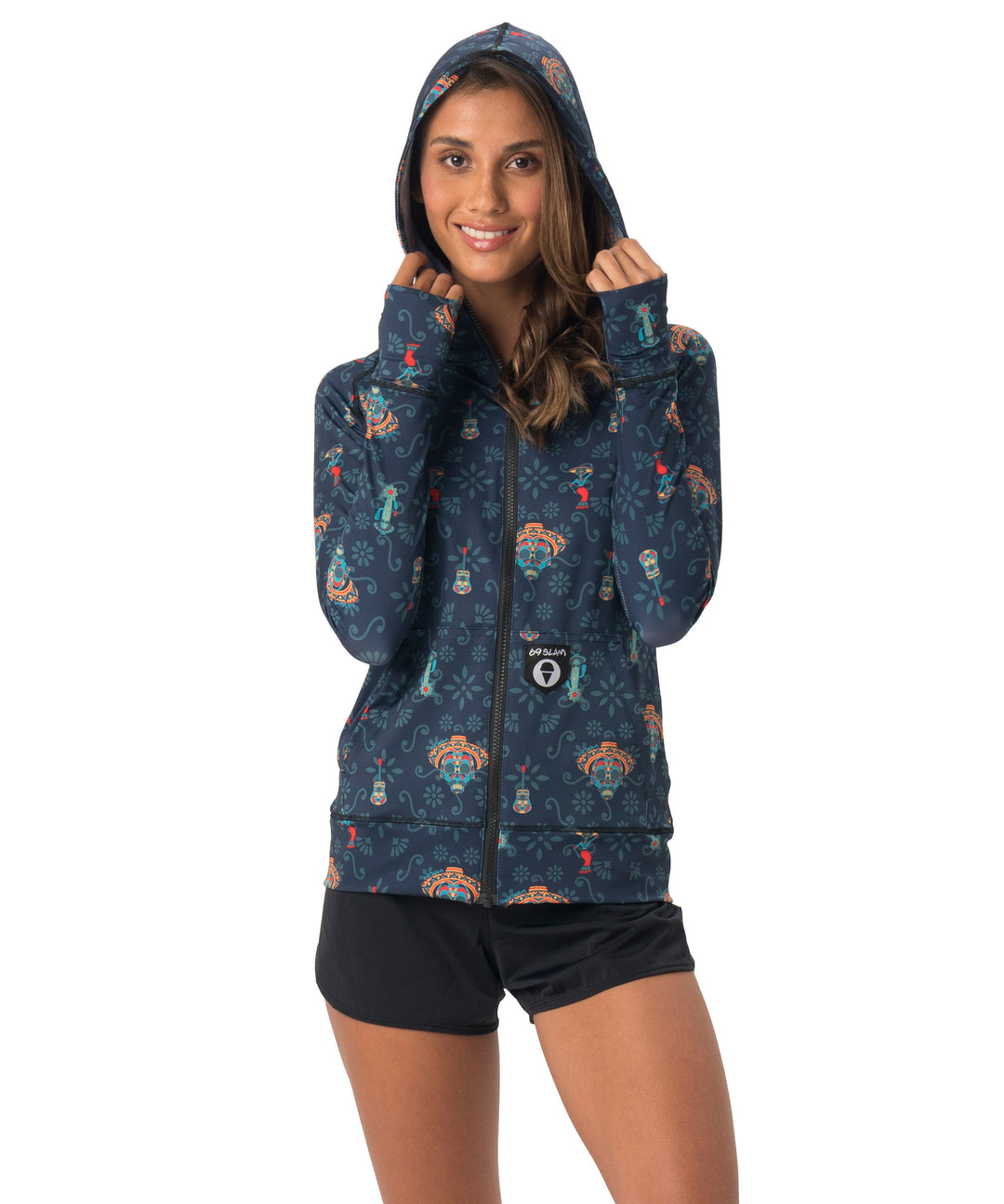 Women's cardigan | UPF30+| DAY OF THE DEAD