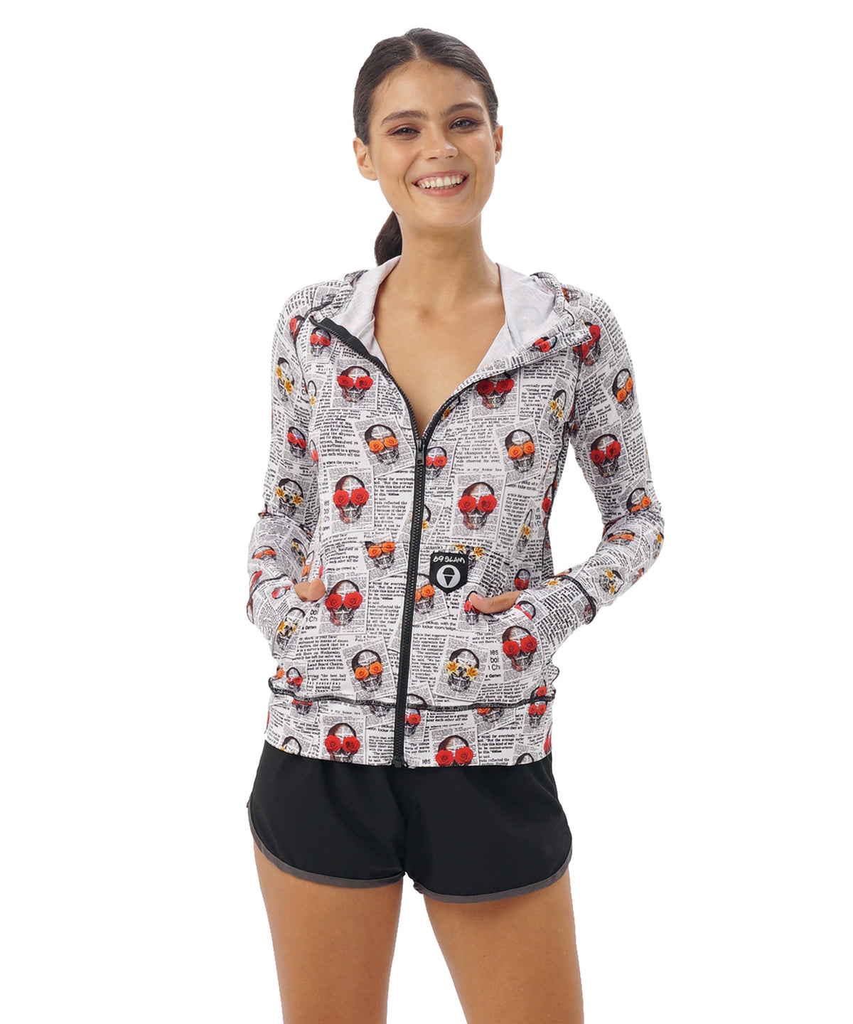 Damen-Fleecejacke | UPF30+| NEWSPAPER