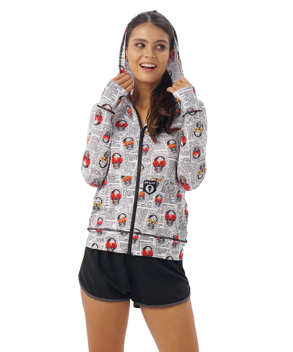 Damen-Fleecejacke | UPF30+| NEWSPAPER