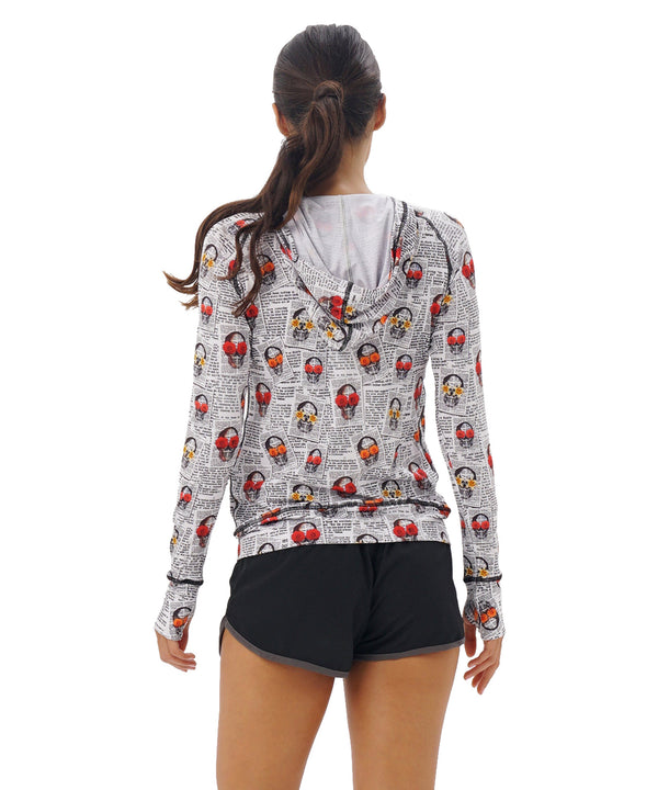 Damen-Fleecejacke | UPF30+| NEWSPAPER