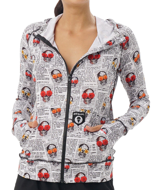 Damen-Fleecejacke | UPF30+| NEWSPAPER