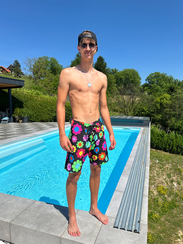 MOŠKE KOPALNE HLAČE | BOARDSHORT | 4 WAYS STRETCH | FUNKY FLOWER