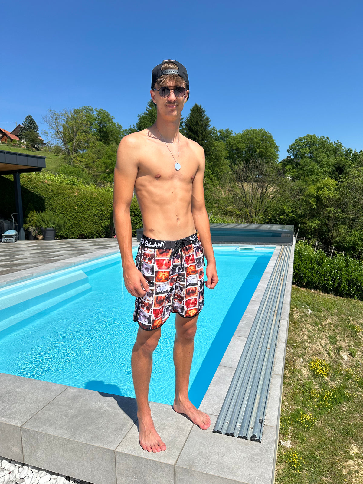 Men's swim trunks | MEDIUM LENGTH | VINTAGE
