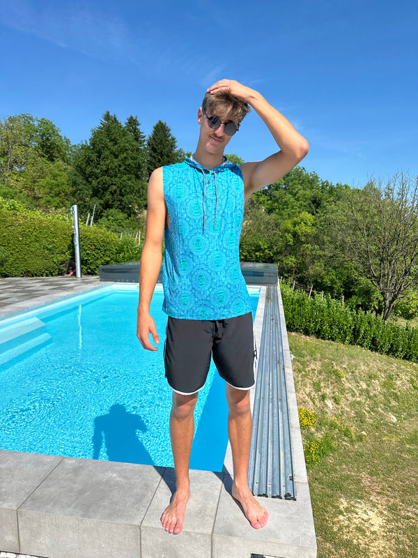 Herren bedrucktes Tanktop ⎮ SKULL MANDALA