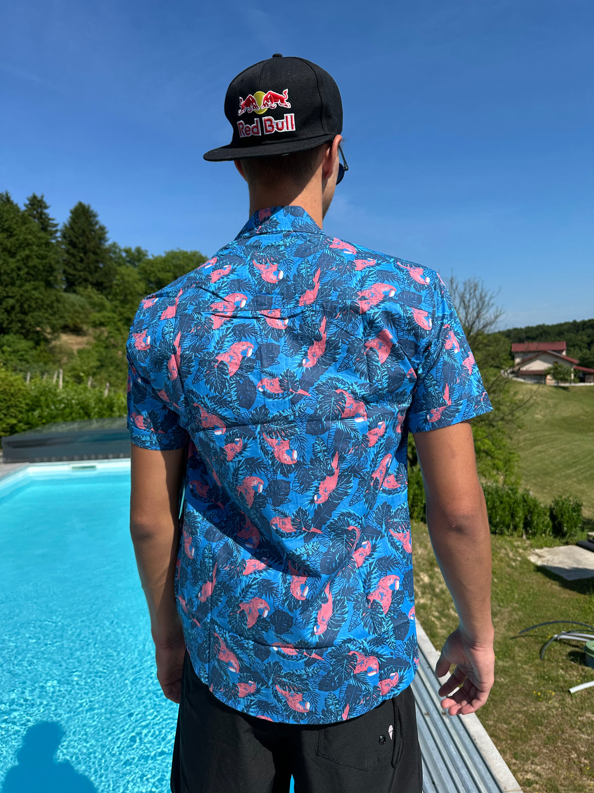 HERRENHEMD ⎮ TROPICAL PARROTS