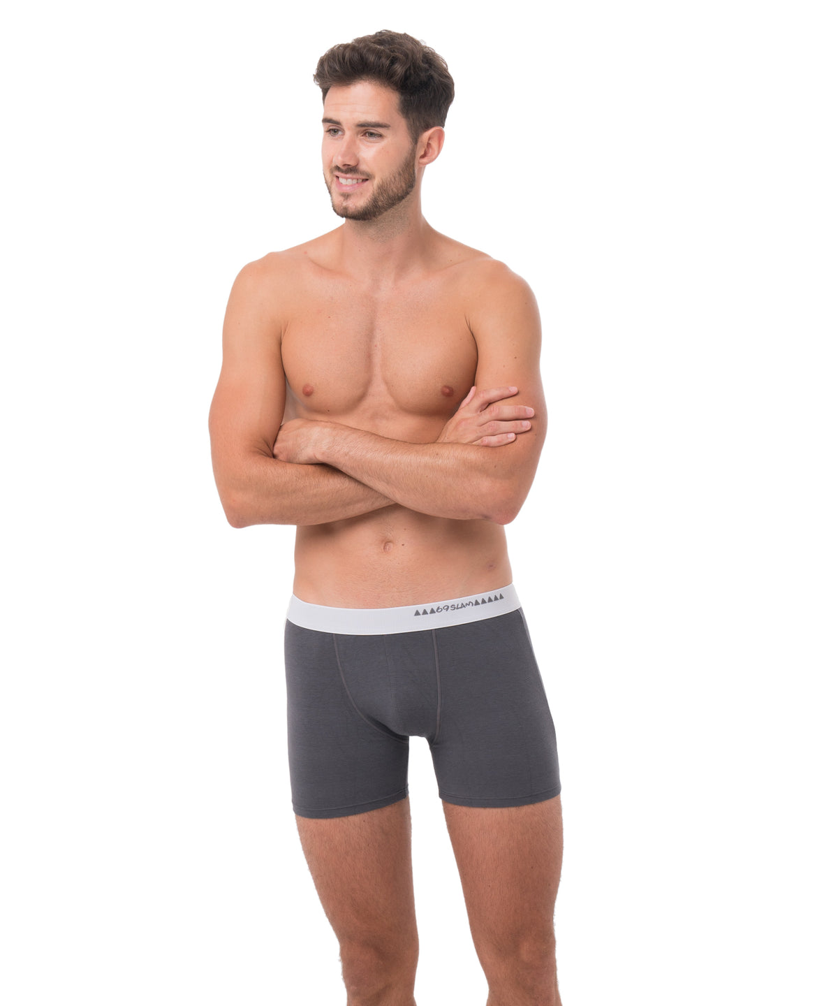 Herrenunterwäsche | BAMBUS | BOXERSHORTS | Grau