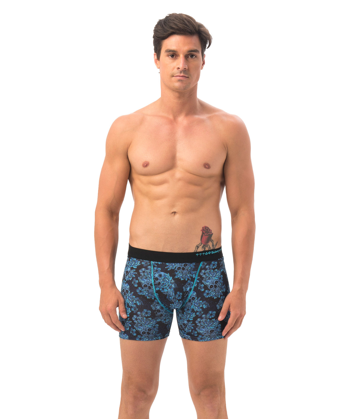 Men's underwear | MICROFIBER | BOX | SKULL BLOOM