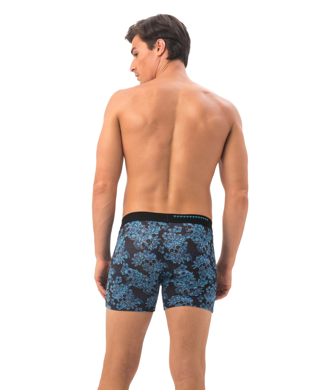 Men's Underwear | MICROFIBER | BOX | SKULL BLOOM