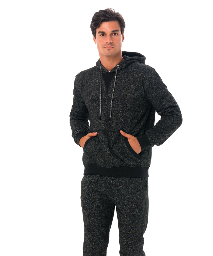 Moški pulover | HODDIE | DARK GREY MARKLE