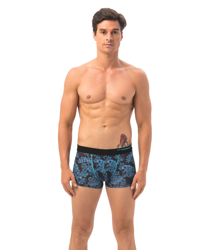 Men's Underwear | MICROFIBER | HIP | SKULL BLOOM