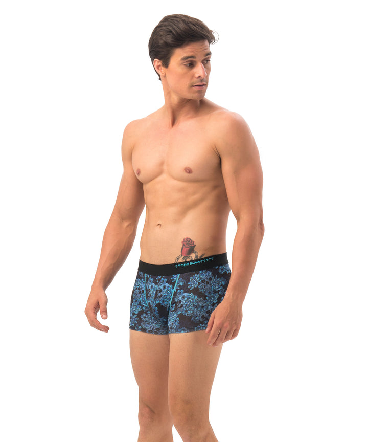 Men's Underwear | MICROFIBER | HIP | SKULL BLOOM