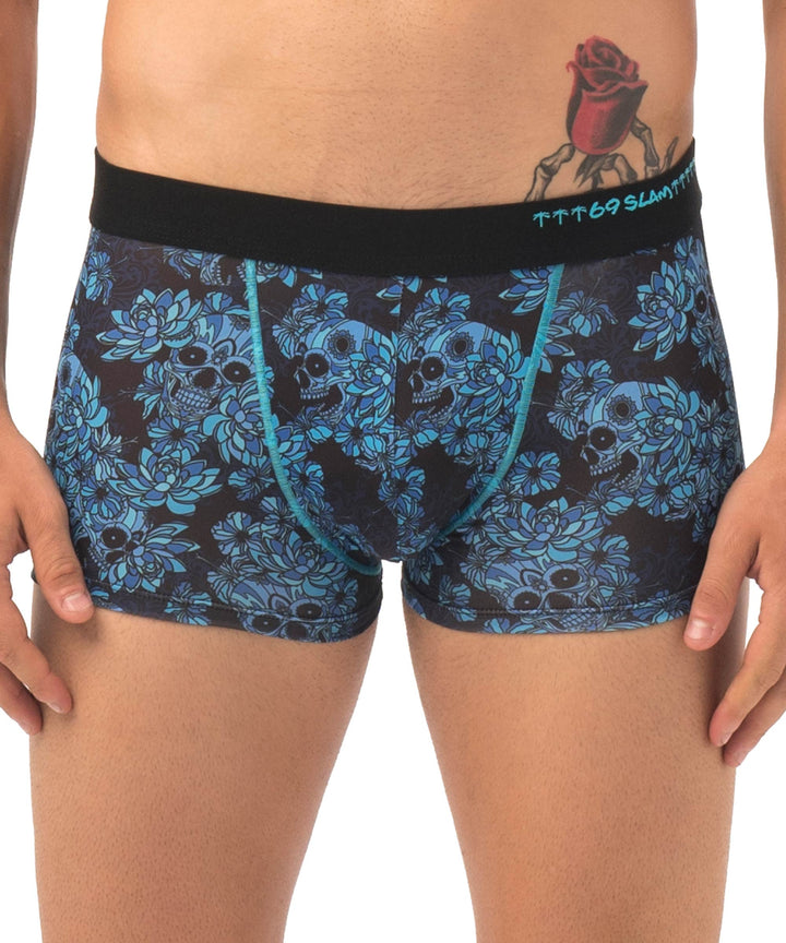 Men's Underwear | MICROFIBER | HIP | SKULL BLOOM