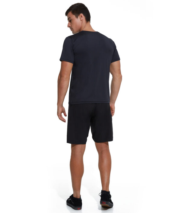 Herren-Schwimmshirt | UPF 50+ | KURZARM | BOXY SLAM SCHWARZ