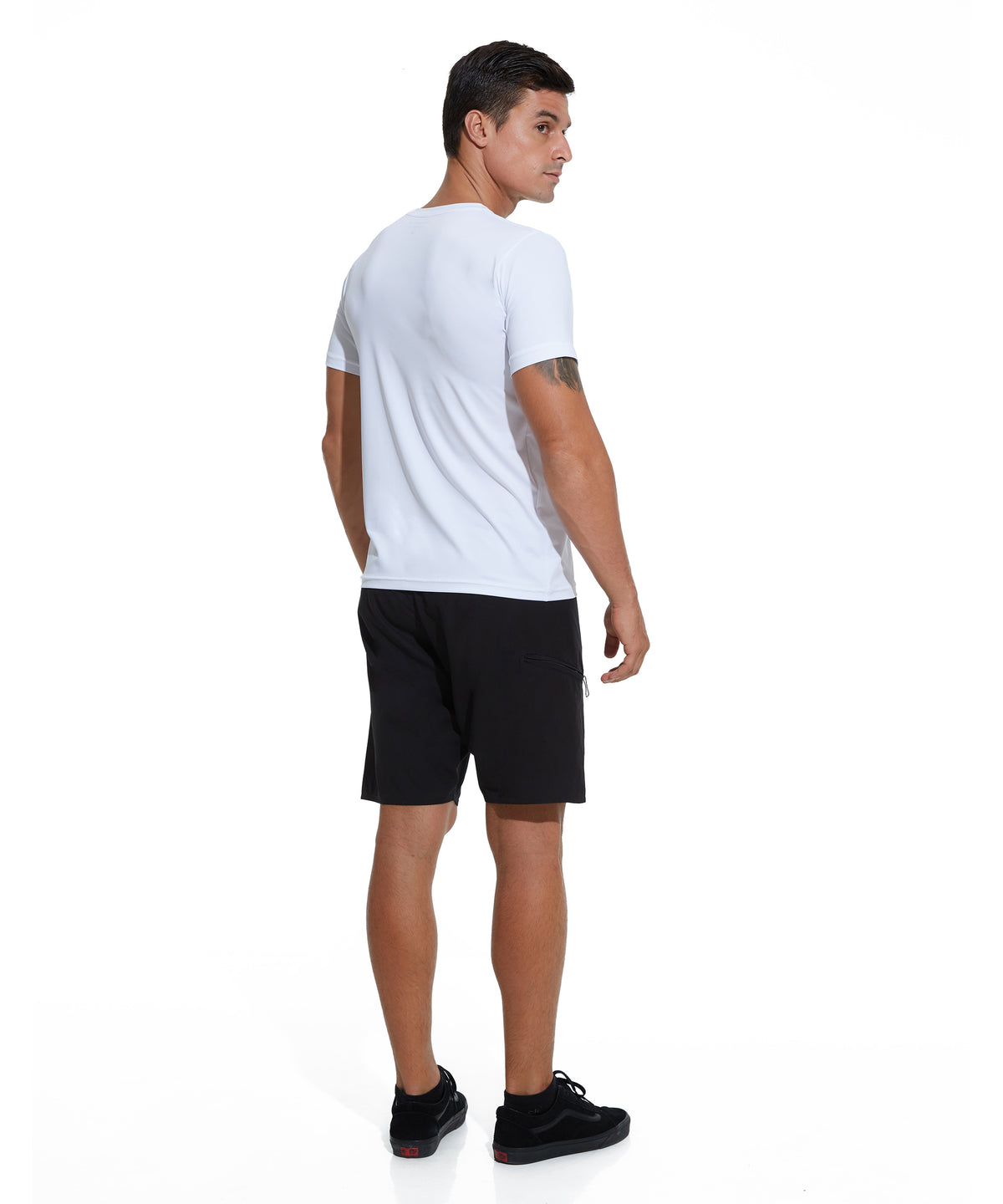 Herren Badeshirt | UPF 50+ | KURZARM | 69 STAMP WEISS
