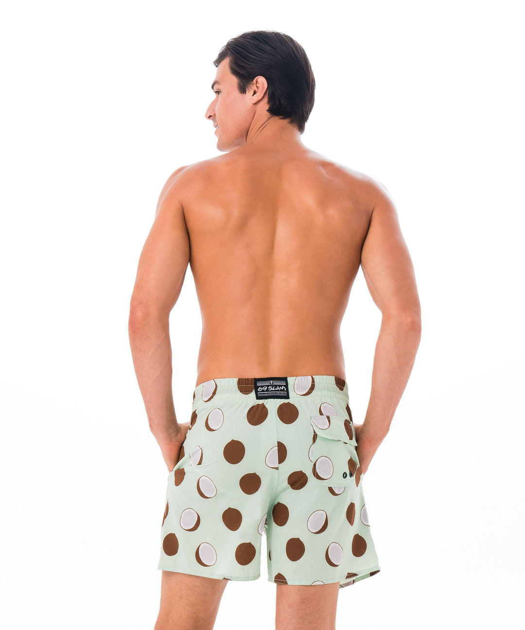 MEN'S SWIMMING PANTS | ELASTIC | COCO BROWN