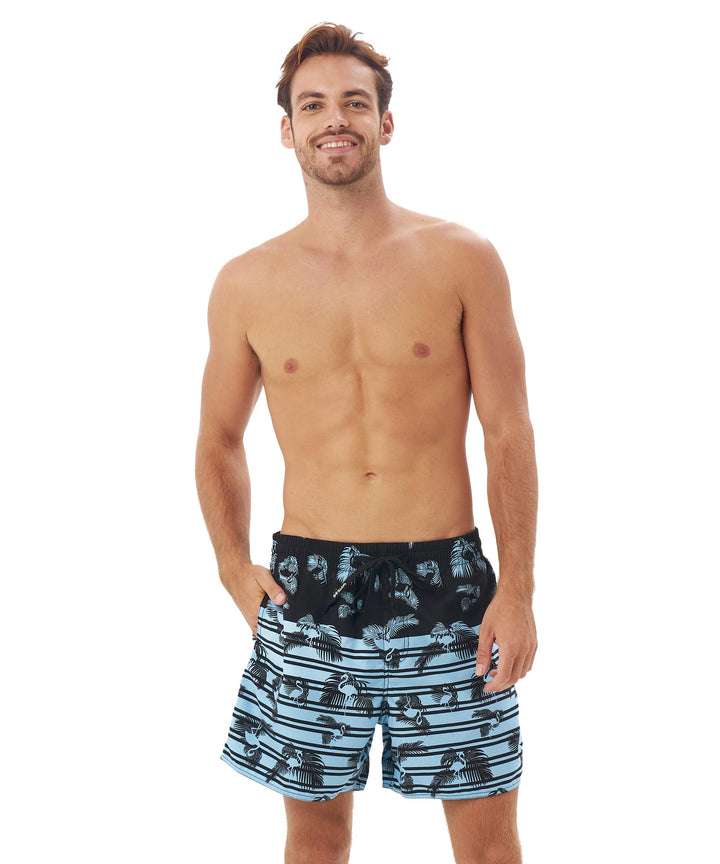 MEN'S SWIMMING PANTS | ELASTIC | FLAMINGO PALMS