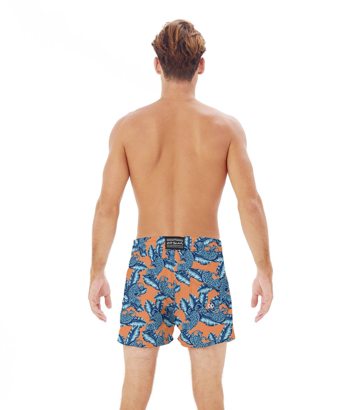 MEN'S SWIM TRUNKS | ELASTIC | JUNGLE BLUE