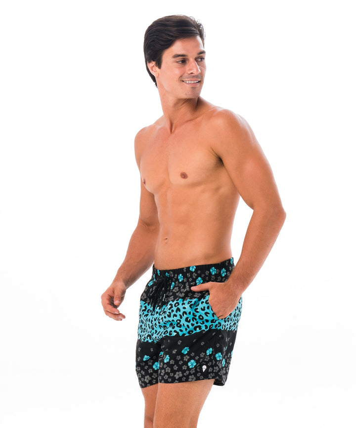 MEN'S SWIMMING PANTS | ELASTIC | LEOBISCUUS