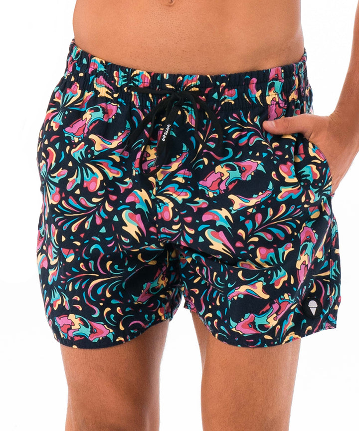 MEN'S SWIMMING PANTS | ELASTIC | TIGER SKULL