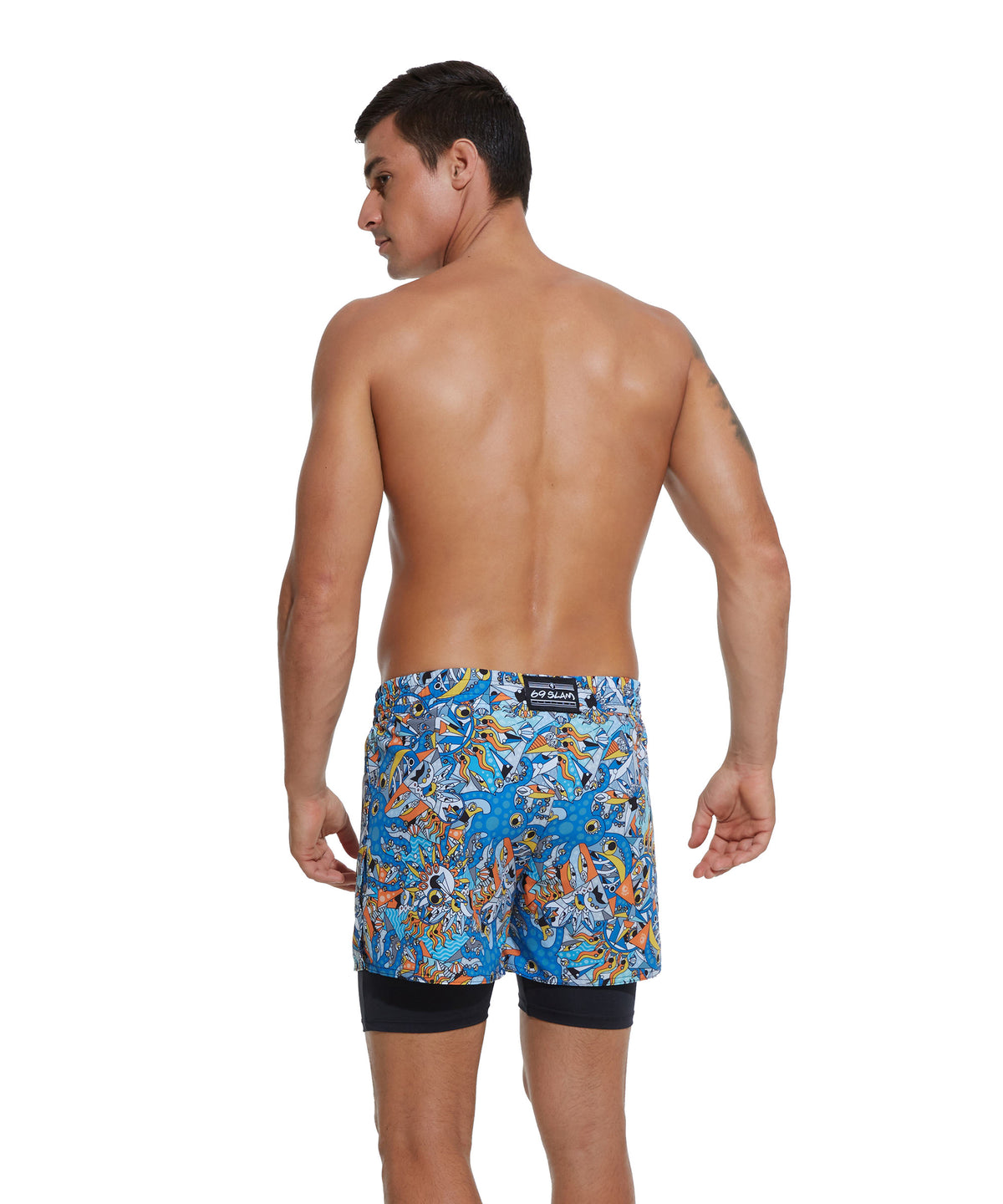 Herren Sportshorts 2 in 1 | EXOTIC SEA