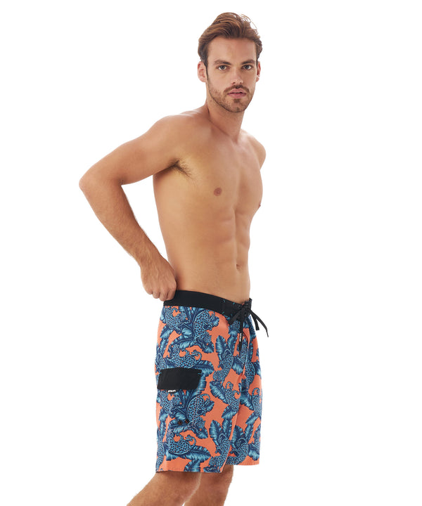 Moške kopalne hlače | LONG LENGHT | JUNGLE BLUE