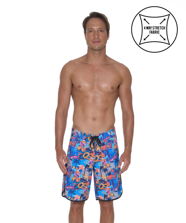 MOŠKE KOPALNE HLAČE | BOARDSHORT | 4 WAYS STRETCH | VICE