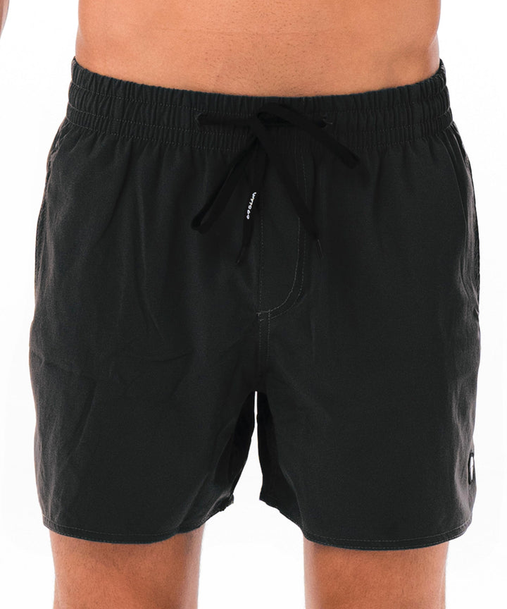 Men's Swimming Trunks | ELASTIC | 4 WAYS STRETCH | BLACK