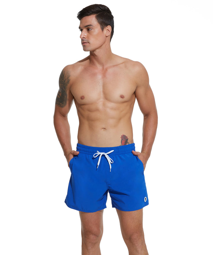 Men's Swimming Trunks | ELASTIC | 4 WAYS STRETCH | DAZZLING BLUE