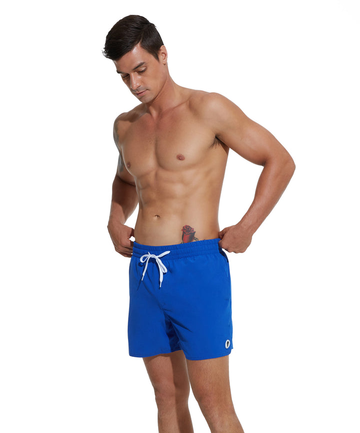 Men's Swimming Trunks | ELASTIC | 4 WAYS STRETCH | DAZZLING BLUE