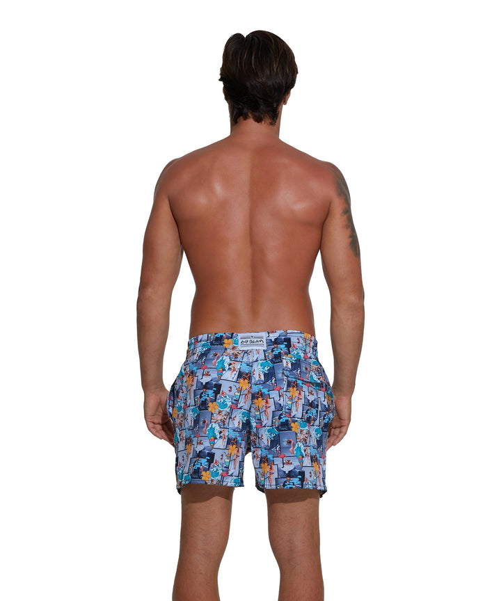 Men's Swimming Trunks | 4 WAYS STRETCH | ELASTIC | SUMMER YACHT