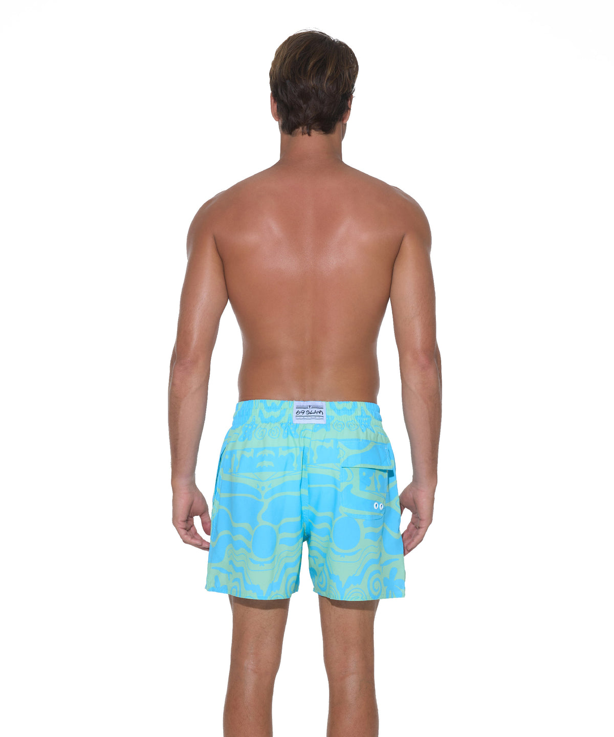 Badehose für Herren | 4-WEGE-STRETCH | ELASTISCH | WILD GARDEN