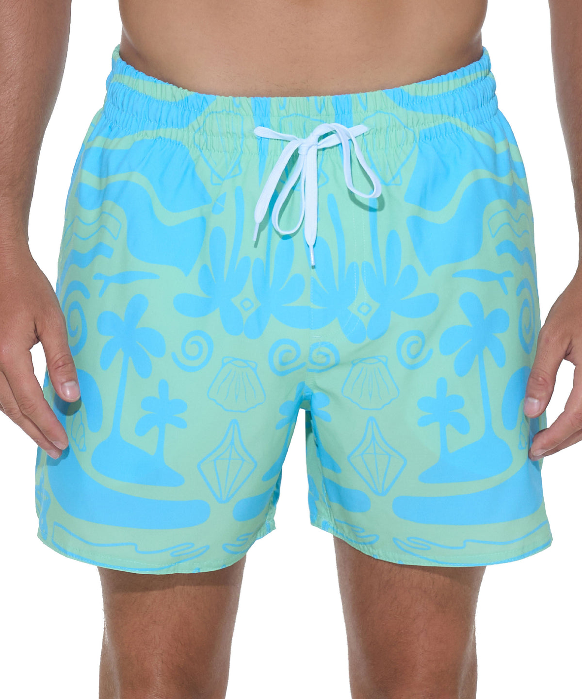 Badehose für Herren | 4-WEGE-STRETCH | ELASTISCH | WILD GARDEN