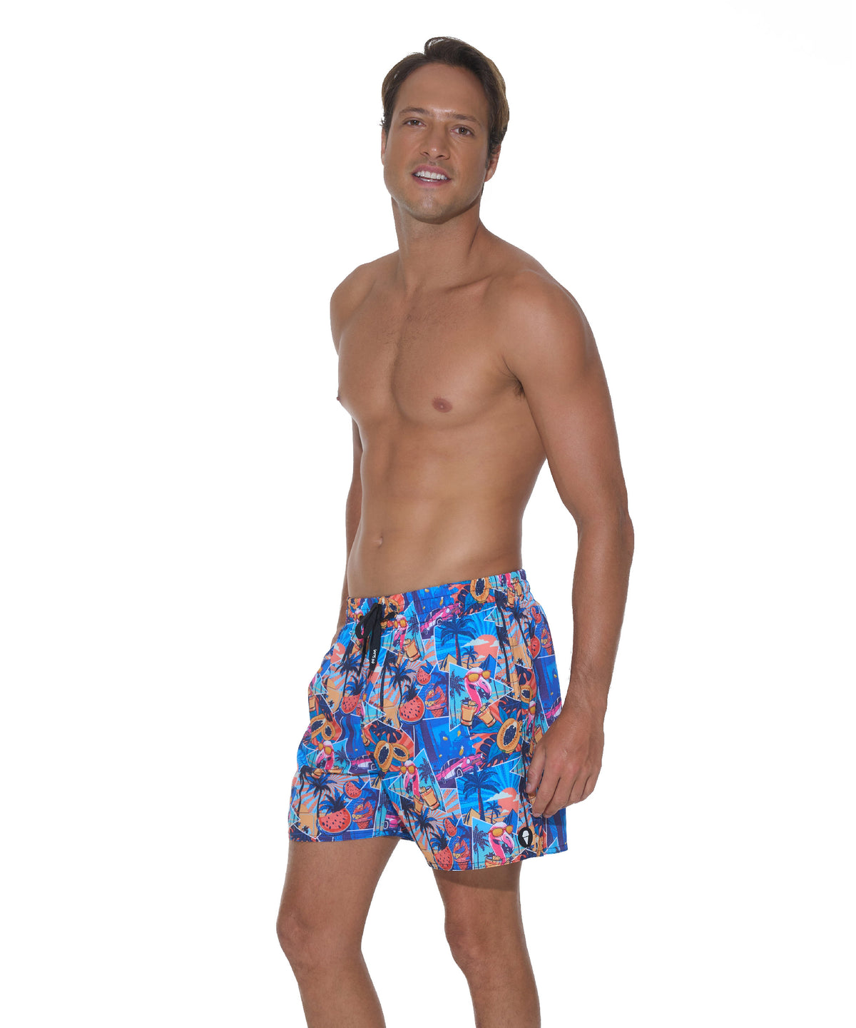 Badehose für Herren | 4-WEGE-STRETCH | ELASTISCH | WILD GARDEN