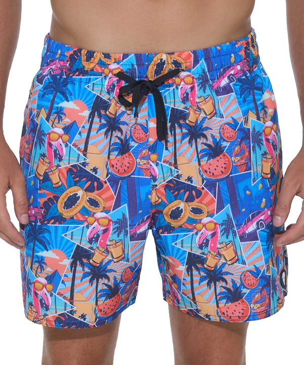Men's swim trunks | 4 WAYS STRETCH | ELASTIC | WILD GARDEN